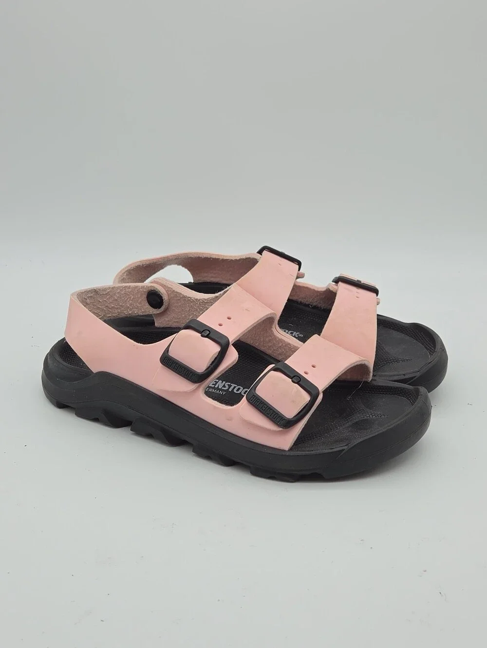 Birkenstock Mogami Kids Waterproof Sandals Pink Black Size 34 3 - 3.5
